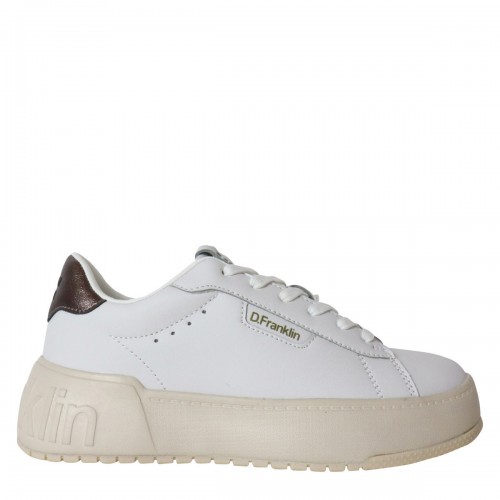 D.FRANKLIN 321056 WHITE/PEWTER SNEAKERS ΓΥΝΑΙΚΕΙΑ